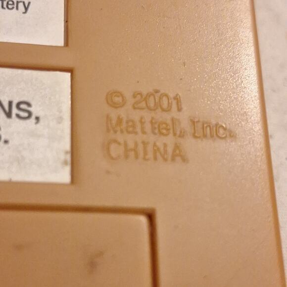 Mattel Handheld 2001 Electronic CLASSIC BASEBALL Game Cleaned tested works - Picture 4 of 5